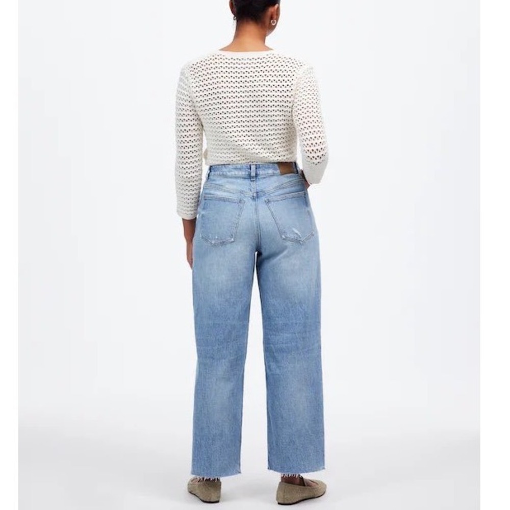 Madewell The Curvy Perfect Vintage Wide-Leg Crop Jean | Size 26 - Picture 4 of 10
